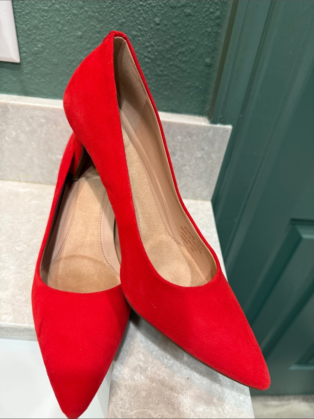 Cole Haan Classic Red Pointed-Toe Pumps - Women's Dress Heels